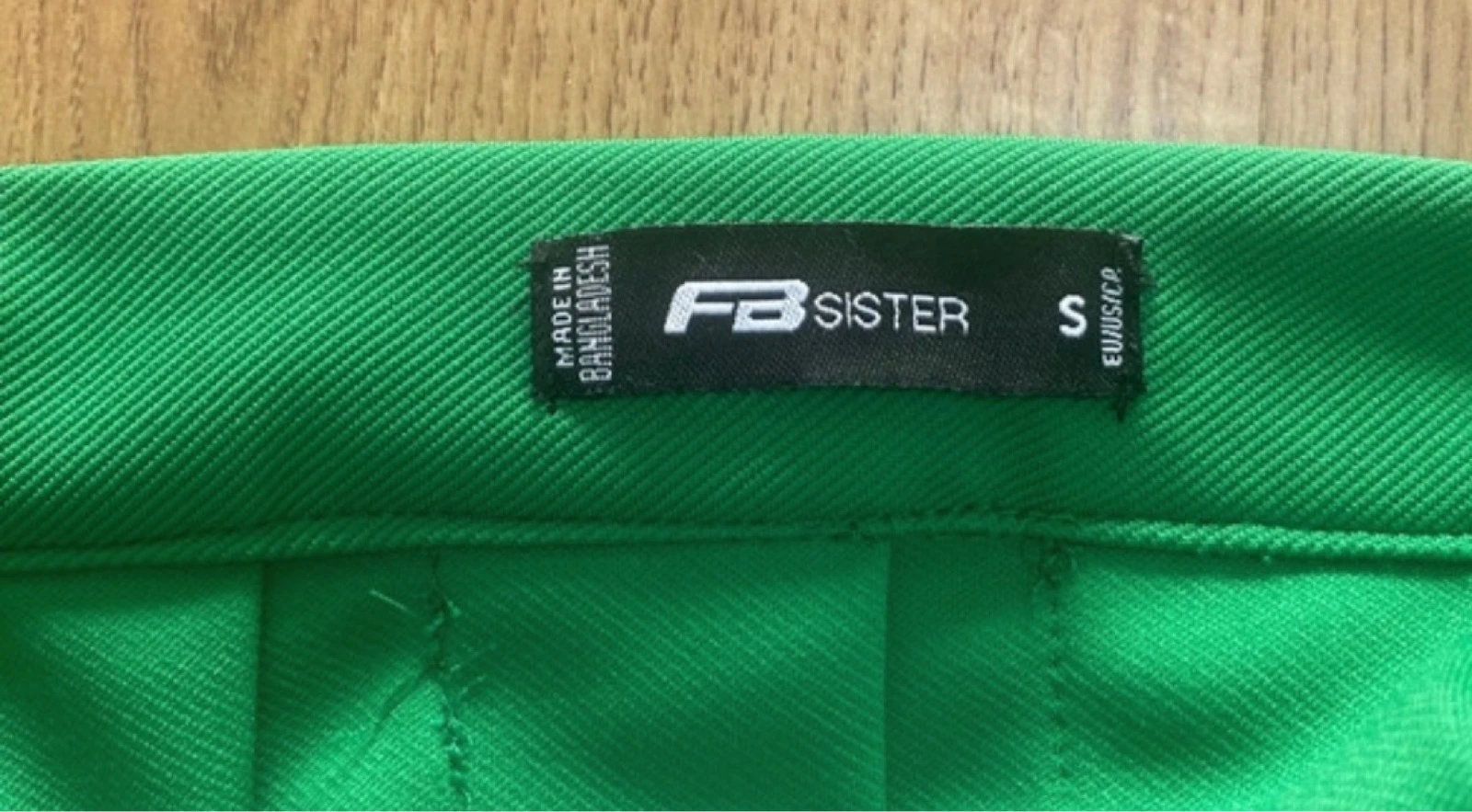 Mini Jupe Patineuse FB Sister Verte Plissée  S – photo 2